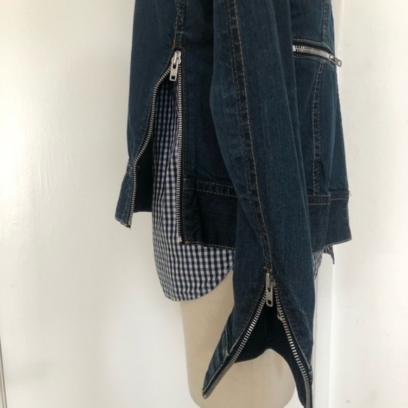 Levi’s Mens Red Engineered Zipper Denim Ja… - Picture 8 of 15